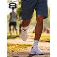 thumbnail image 7 of Layer 8 Men’s Cushioned Quarter Socks for Men Breathable Men’s Sports Socks for All day Comfort, 15 pk, White, 7 of 7