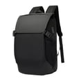 thumbnail image 2 of Mochila para ordenador portátil, bolsa de viaje para portátiles de 15,6 pulgadas. Todo negro, 2 of 9