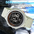 thumbnail image 5 of SKMEI Men's Digital Sports Watch Large Face Waterproof Wrist Watches for Men with Stopwatch Alarm El Noctilucent, 5 of 8