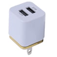 thumbnail image 2 of Cargador Universal EE. UU. Enchufe 2.1A 2 puertos USB Adaptador de carga doble USB FLhrweasw  Nuevo, 2 of 7