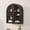 black, variant on Gaderth Arched Wall Cabinet, Medicine Bathroom Wall Cabinet with Arched Top Acrylic Door & Adjustable Shelves, Storage Cabinet Over The Toilet, Wall Mounted Storage Organizer for Living Room