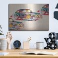 thumbnail image 6 of Luxe Metal Art 'Folsfagen Car' by Mark Ashkenazi Metal Wall Art, 16" x 12", 6 of 9