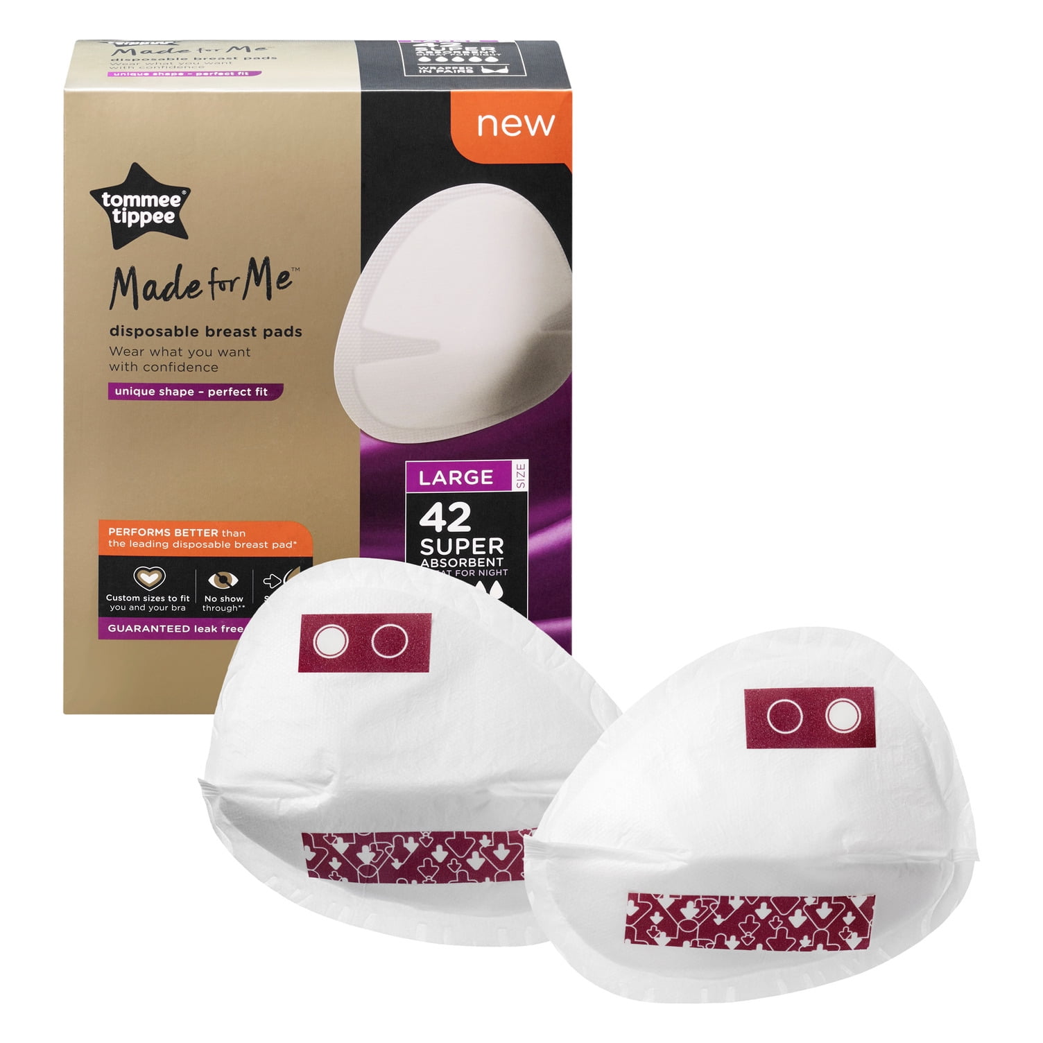 Tommee Tippee Made for Me Disposable Breast Pads, Super Absorbent