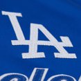 thumbnail image 5 of Women's Mitchell & Ness Royal Los Angeles Dodgers Full-Snap Satin Jacket, 5 of 6