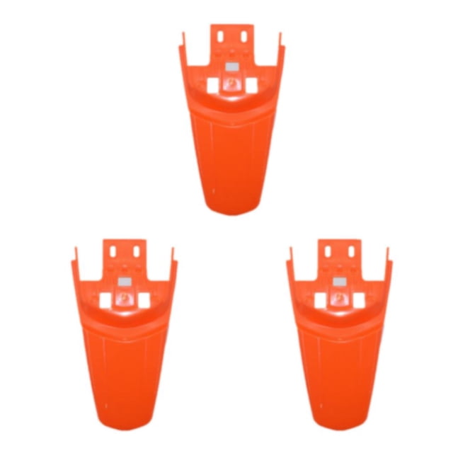 Baohd Garde-Boue Arrière Robuste et Durable de Motocross Ride avec Confiance Haute Performance en Plastique Multifonctionnelle orange 3Set