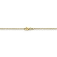 thumbnail image 4 of 14 Carats Or Jaune 18 Pouces 1.4mm Rond Large Lien Chaîne Collier Pendentif Charme, 4 of 9