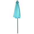 thumbnail image 6 of Costway 97.20" Turquoise Round Market Patio Umbrellas, UV Resistant, 6 of 8