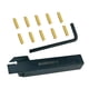 thumbnail image 1 of Herramientas de Ranurado de Torno de Metal Portaherramientas de Inserción de Torno con Inserciones de Baoblaze Herramienta de ranurado de torno, 1 of 8