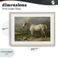 thumbnail image 4 of Stupell Industries Rustic Lodge Grey Horse And Ducks In Landscape Birch Framed Print Under Glass, 20 x 14, by Tina LeCour, 4 of 8