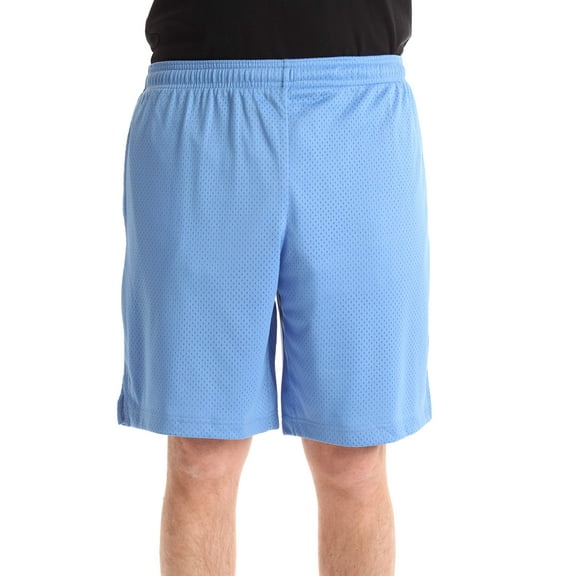 At The Buzzer Mens Athletic Shorts 77927-BLK-S (Blue, X-Large)
