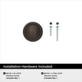 thumbnail image 3 of Amerock Loop 1-3/16 inch (30mm) Diameter Oil-Rubbed Bronze Cabinet Knob - 25 Pack, 3 of 4