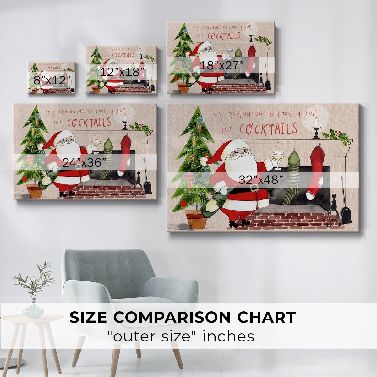 Get Blitzened Collection A- Gallery Wrapped Canvas