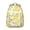 Yellow, variant on Chic Paisley Pattern Students Backpack Lightweight and Adjustable Strap Bohemian Vintage Floral School Bag with Elegant Ethnic Design