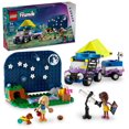 thumbnail image 1 of LEGO Friends Stargazing Camping Vehicle Adventure Toy, Includes 2 Mini-Dolls, Camping Trailer, Telescope Toy, and a Dog Figure, Science Toy Gift Idea for Girls, Boys and Kids Ages 7 and Up, 42603, 1 of 6