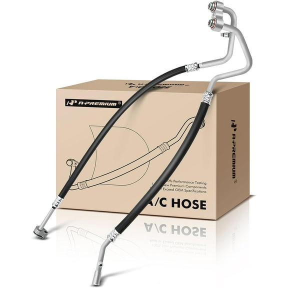 A-Premium A/C Manifold Suction and Discharge Hose Assembly Compatible with Dodge Ram 1500 2002-2003 Ram 3500 2004 V8 4.7L 5.7L