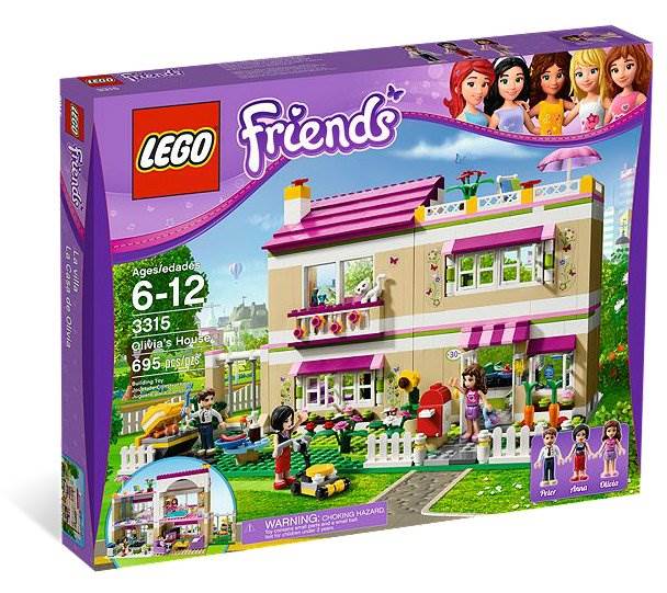 LEGO® Friends Girls Olivia's Play House w/ Three Mini Doll Figures | 3315 - image 2 of 9