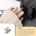 thumbnail image 3 of Qarigey Bucle de tejer, joyería estereoscópica en forma antigua, anillo de apertura Vintage, herramientas artesanales, suministros de Ropa, zapatos y accesorios Miscelánea NJ135 Plata, 3 of 6
