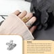 thumbnail image 5 of Anillo de ganchillo Sonducket en forma de animal ajustable Plata NJ135 10Conjunto, 5 of 6