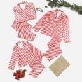 thumbnail image 4 of Family Matching Satin Pajamas Set Button Down Sleepwear Long Sleeve Nightwear 2 Pcs Pj Set, 4 of 5