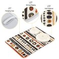 thumbnail image 3 of Yayeee Dish Drying Mat for Kitchen Counter 16"x18" Microfiber Absorbent Pad, Black Abstract Dots, 3 of 7