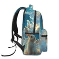 thumbnail image 3 of Fotbe Cute Angel Winged Rabbit Mochila Casual con Estampado para Escuela, Viajes y Actividades al Aire Libre - Duradera, Ligera y Cómoda, 3 of 5