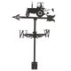 thumbnail image 1 of unbranded Weathervane Decorativo De Metal Negro Para Y Jardín Con Acabado Detallado, 1 of 7