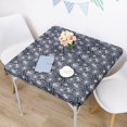 thumbnail image 1 of HSHDLDF JISEN Housse de Dessus de Table Carrée pour Cocktail en Spandex Ajustée Extensible, Couvre-Nappe, Capuchon 34x34 Pouces E-Spider, 1 of 6