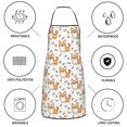 thumbnail image 6 of Rocae Corgi with Hearts for Kitchen Aprons for Women Adjustable Cooking Kitchen Chef Apron for Men with Pockets, 6 of 7