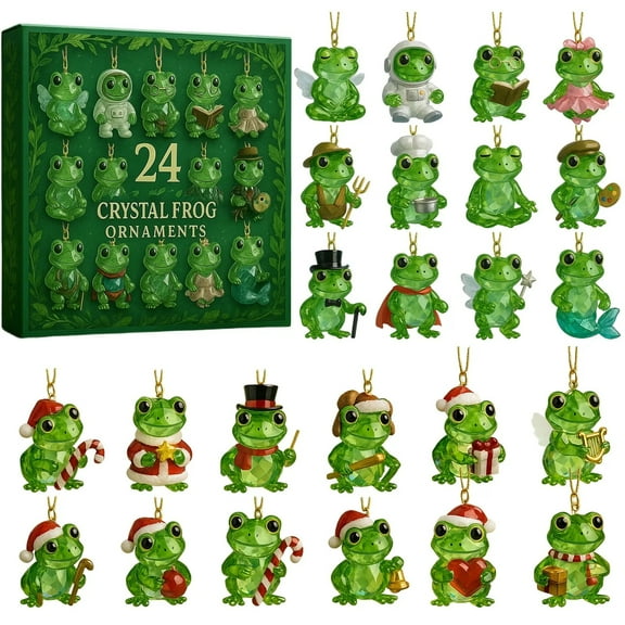 Advent Calendar 2025, 24 Days Christmas Countdown Calendar Advent Calendar Holiday Gift, Xmas Ornaments Decor #525DH67D#