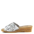 thumbnail image 2 of Spring Step Estella Women's Fashion Wedge Slide Sandals – Casual Leather Heel with Geometric Laser-Cut Detailing, 2 of 7