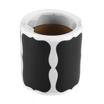 Wavy Shape Chalkboard Labels ,Erasable Reusable Rectangle Blackboard Stickers with 1 Liquid Chalk Pen,150 Pieces