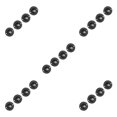 thumbnail image 1 of Injueey Paquete de 4 ruedas para muebles, ruedas autoadhesivas de acero inoxidable, polea pegajosa de rotación, rodillo portátil para el Type5 NO5, 1 of 6