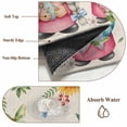 thumbnail image 2 of Easter Eggs Bathroom Rug Washable 2x3 Entryway Rug Non Slip Cute Gnomes Flowers Butterflies Botanical Beige Front Door Mat Low Pile Indoor Doormat Throw Floor Carpet for Kitchen Bedroom Entrance, 2 of 8