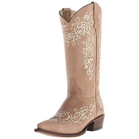 UPC 052356276349 product image for ROPER Women's Bouquet Riding Boot, Tan, 10.5 B US | upcitemdb.com