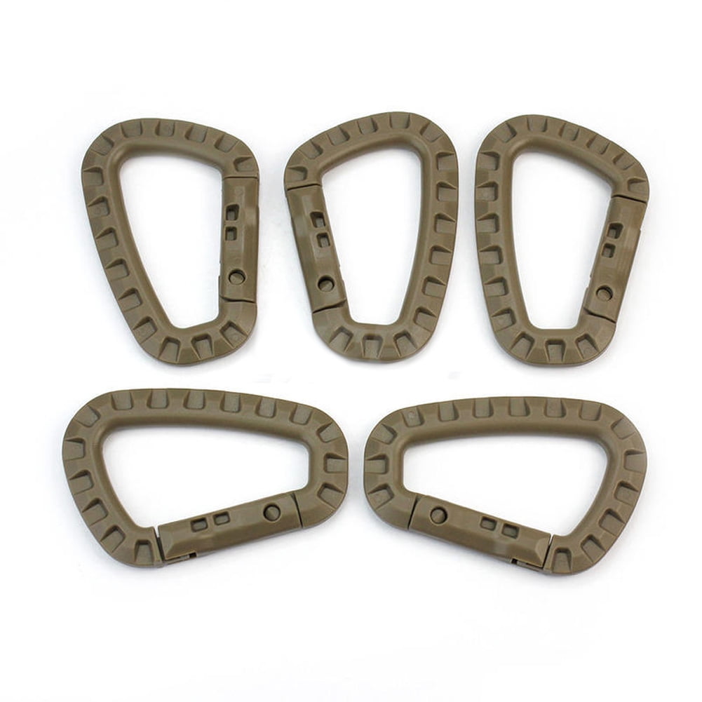 Details about   New 5X D-Ring Outdoor Camping Carabiner Key Chain Snap Clip Hook Plastic Buckle 