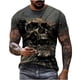 thumbnail image 1 of Hombre Unisex Diario Camiseta 3D Estampado Gráfico Estampados Animal Estampado Manga Larga Tops Casual Bloue Pompotops oipoqjl4745, 1 of 9
