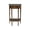 Brown, variant on Butler Specialty Company Wendell 17.5"W Demilune Wood Console Table with Shelf - Brown