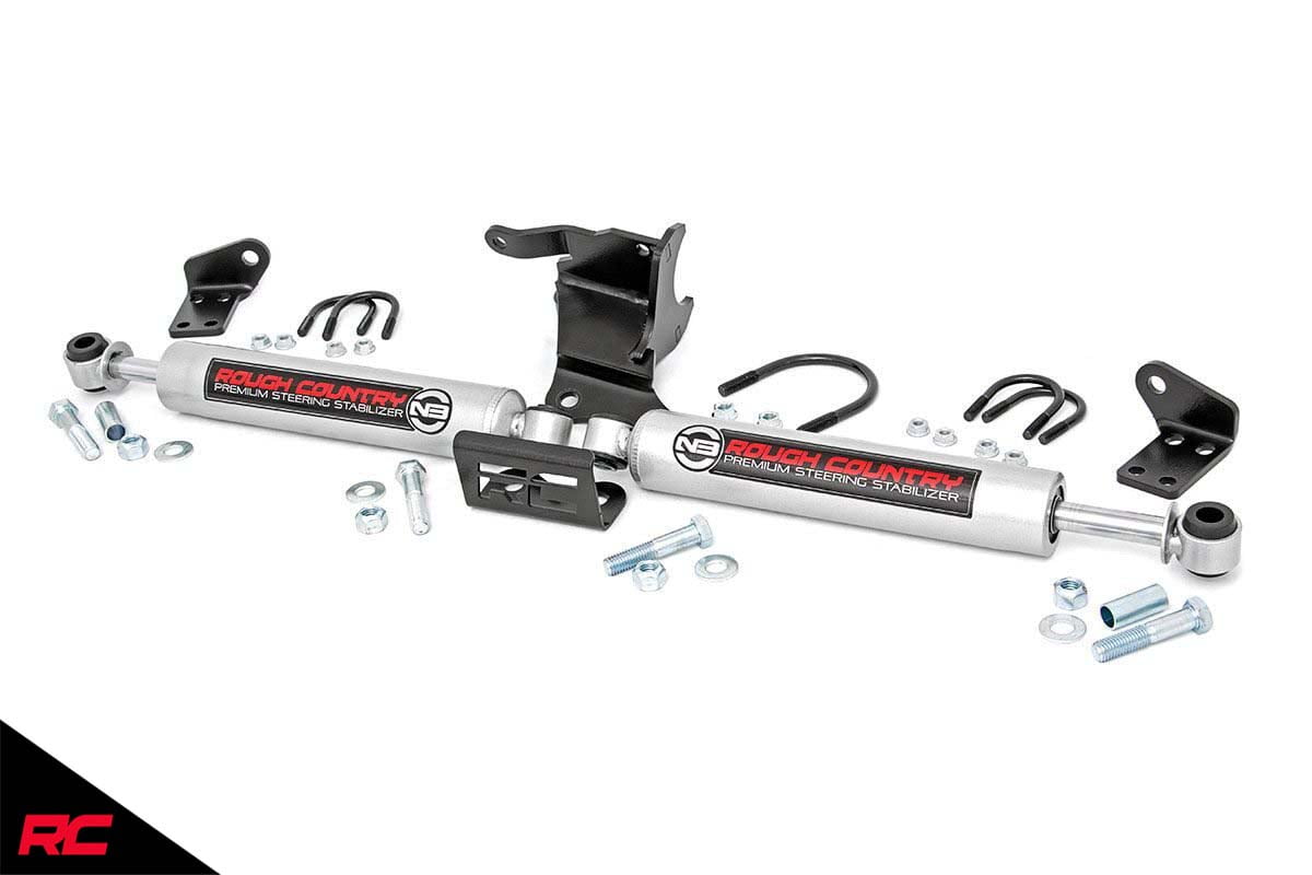 Rough Country N3 Dual Steering Stabilizer (fits) 20182020 Jeep