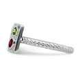 thumbnail image 3 of Sterling Silver Stackable Expressions Gemstone Ring - Size 5, 3 of 3