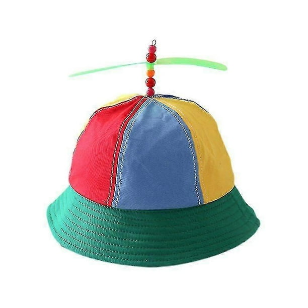 Helicopter Propeller Bucket Hat Beach Sun Hat Kids Summer Travel Fisherman Cap