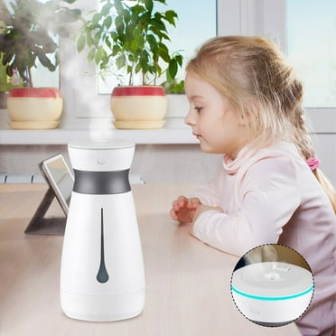 Cool Mist Humidifier for Babies, Quiet Small Humidifier for Bedroom, Nightstand Humidifier with Auto Shut Off and LED Light for Home Use
