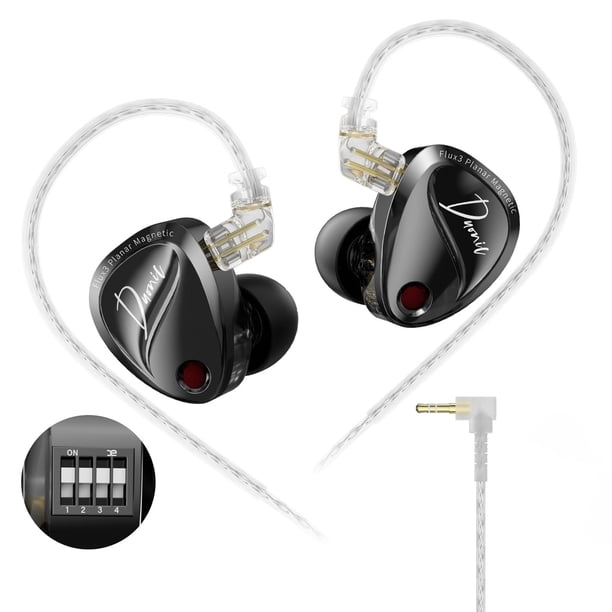 Auriculares con monitor intraural KZ Duonic Triple-Magnet Planar