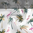 thumbnail image 5 of Palm Trees Cloth Napkins, Watercolor Tropical Flamingo Summer Washable and Reusable Dinner Napkins Set of 4, Table Napkin for Kitchen Party Birthday Wedding Hotel Housewarming 20"x20", 5 of 8