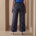 thumbnail image 3 of Jessica London Women's Plus Size Everyday Stretch Knit Wide Leg Pant, 3 of 6