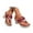 Wine, variant on Platform Wedge Sandals for Women 2025 Fashion Casual Square Toe Flip Flop High Heel Dressy Slides