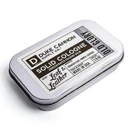 Duke Cannon Supply Co. Men's Solid Cologne, 1.5oz. - Old Glory (Leaf & Leather Scent)