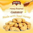 thumbnail image 2 of Honey Roasted Cashews by It's Delish, 36 Oz Reusable Jumbo Container  Gourmet Cashew Nuts in Honey Sugar Coating, Sweet & Heart Healthy Salted Nut, Kids Snack - Non-Dairy, Kosher Parve, 2 of 7