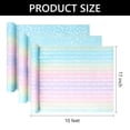 thumbnail image 2 of Tripumer 3-Piece Gradient Wrapping Paper Roll Set 17 inch X 10 feet Featuring Unique Designs with Irregular Polka Dots Star and Happy Birthday Patterns for Creative Gift Wrapping, 2 of 8