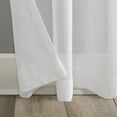 thumbnail image 5 of Archaeo Slub Textured Linen Blend Grommet Top Curtain, 52"x108", White, 5 of 8