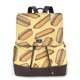 thumbnail image 1 of Disketp Hot Dogs Mochila de Cuero para Mujer, Bolso de Espalda Antirrobo con Estilo para Viaje, Trabajo y Uso Diario, 1 of 4